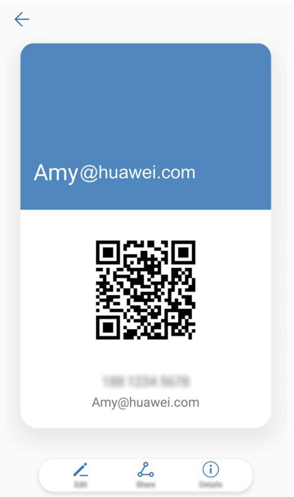 HUAWEI MEDIAPAD T3 10 - Partager des contacts à l'aide de cartes de visite électroniques - 1