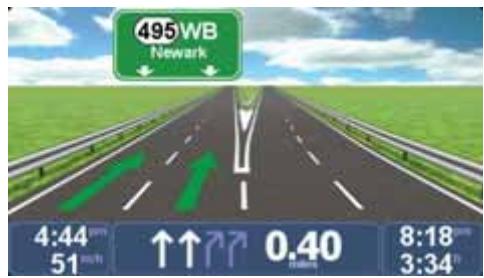 TOMTOM XL FRANCE CLASSIC - Guidage avancé sur changement de voie - 1