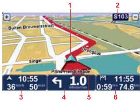 TOMTOM XL FRANCE CLASSIC - Mode conduite - 1