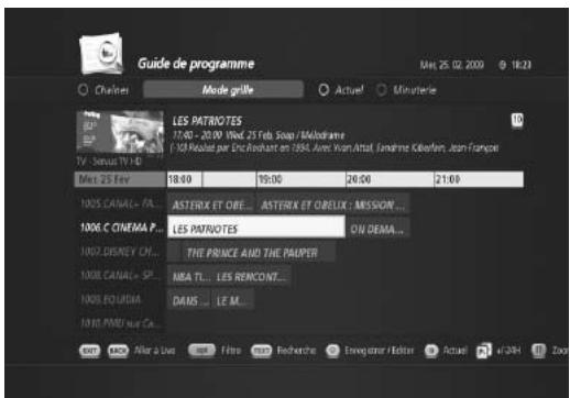 HUMAX TN5000HD - Guide des programmes - 1