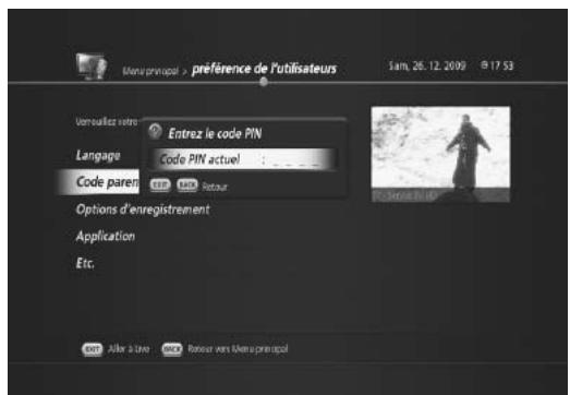 HUMAX TN5000HD - Verrouillage parental - 3