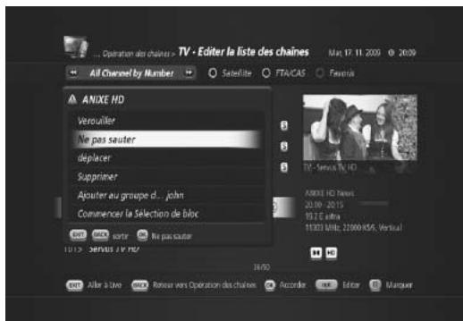 HUMAX TN5000HD - Ignorer des chaînes - 3