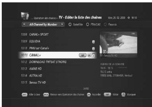 HUMAX TN5000HD - Liste des chaînes - 2