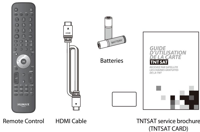 HUMAX TN5000HD - Contenu de la boîte - 1