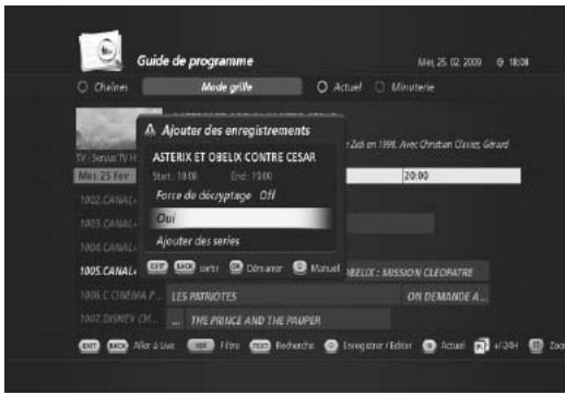 HUMAX TN5000HD - Fonctions PVR - 1