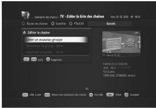 HUMAX TN5000HD - Liste des chaînes - 1
