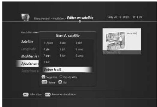 HUMAX TN5000HD - Ajout de nouveaux satellites - 1