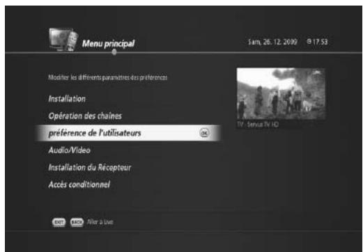 HUMAX TN5000HD - Verrouillage parental - 1