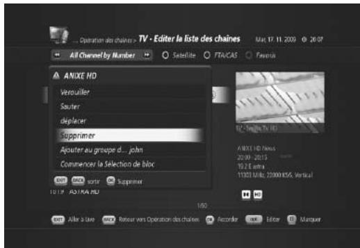 HUMAX TN5000HD - Ignorer des chaînes - 1