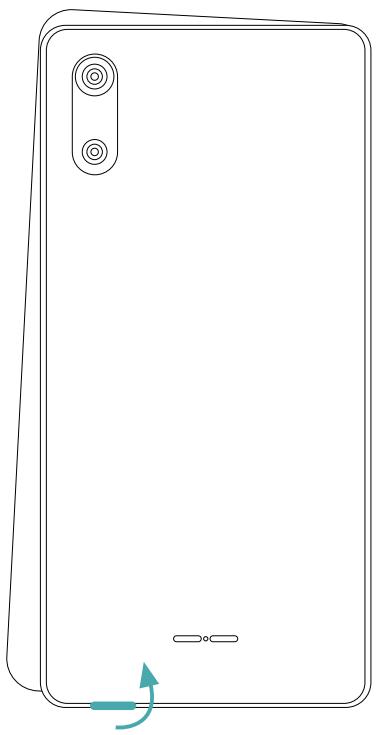 WIKO Y51 LS - \~ Einlegen der SIM-Karten - 2 SIM - 1