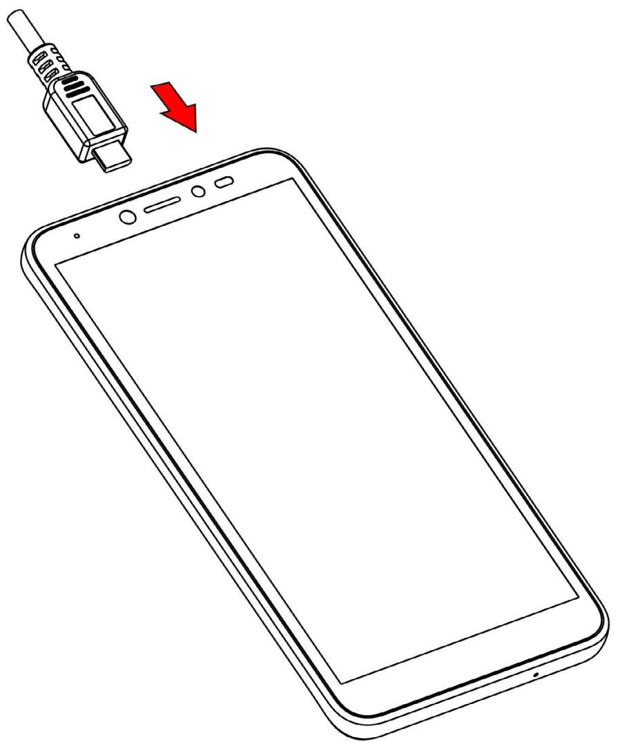 WIKO Y51 LS - \~ Chargement de la batterie - 1