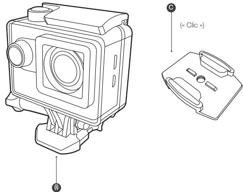 KITVISION ESCAPE 4KW - Fixer l'appareil sur un plateau ou une surface plane - 1
