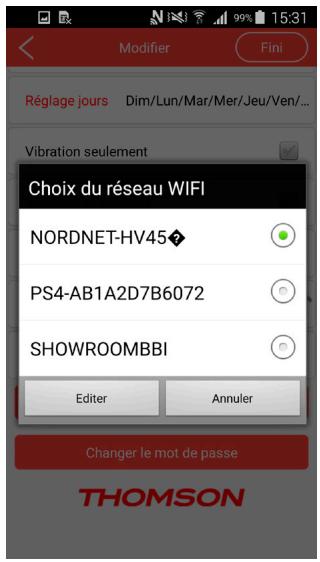 THOMSON P WATCH - - CONFIGURER LES JOURS - 4