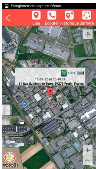 THOMSON P WATCH - SUIVI SUR CARTE - 2