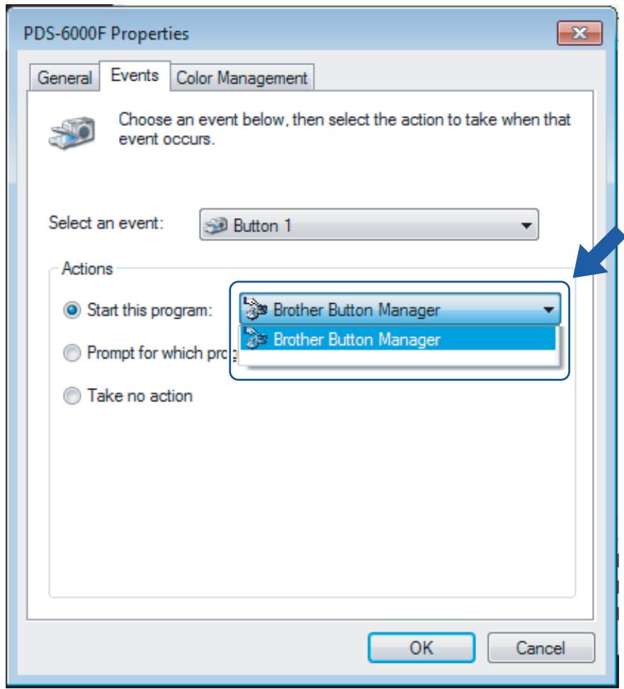 BROTHER PDS-6000F - Assign a scanning application to the Scan button - 3