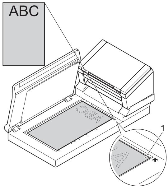 BROTHER PDS-6000F - Loading documents on the Flatbed's scanner glass - 2