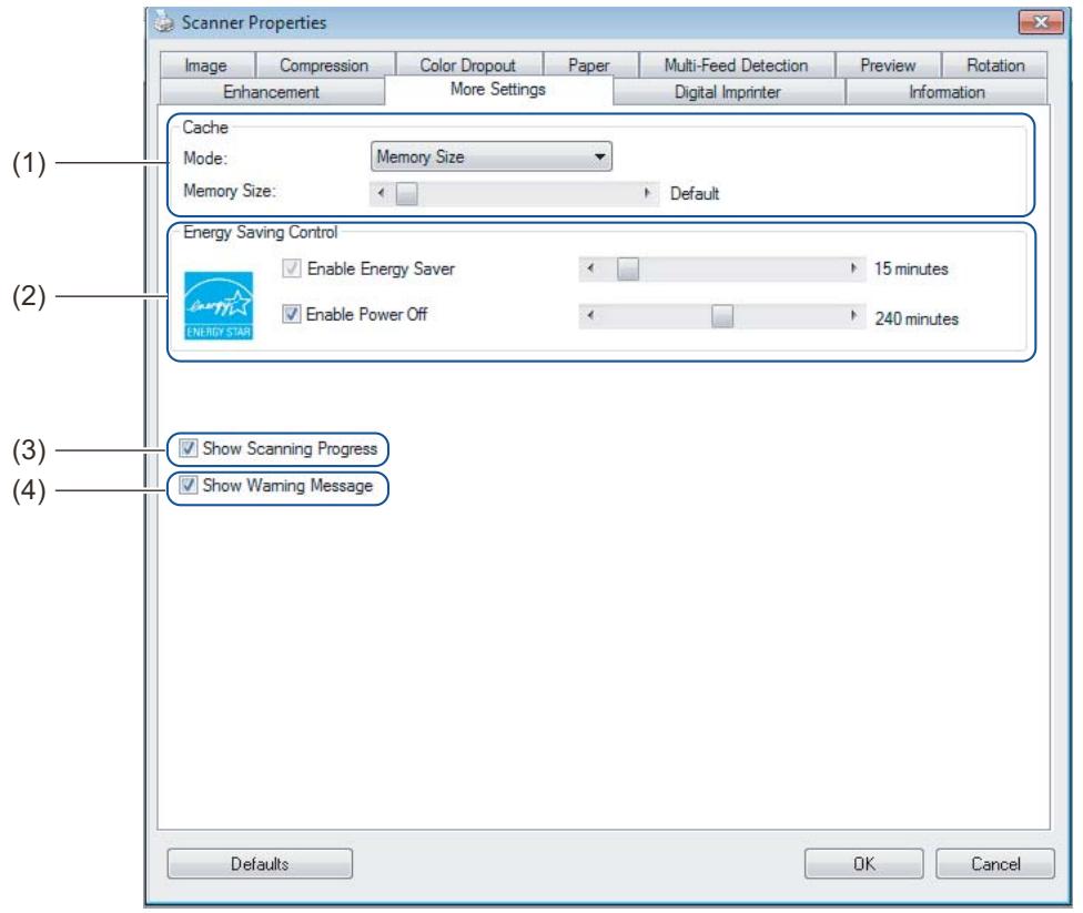 BROTHER PDS-6000F - More Settings tab - 1