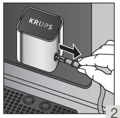 KRUPS EA897B10 EVIDENCE - DEEP CLEANING OF MILK SYSTEM MANUALLY - 5 MINS - 10