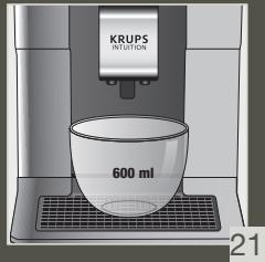 KRUPS INTUITION PREFERENCE EA873810 - DESCALING PROGRAM - 20 MIN - 21