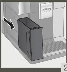 KRUPS INTUITION PREFERENCE EA873810 - CLEAN THE WATER TANK REGULARLY - 7