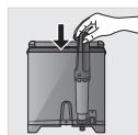 KRUPS INTUITION PREFERENCE EA873810 - HOW DO I INSTALL THE CLARIS AQUA FILTER SYSTEM CARTRIDGE? - 6