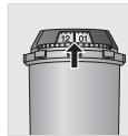 KRUPS INTUITION PREFERENCE EA873810 - WHEN SHOULD I CHANGE THE CLARIS AQUA FILTER SYSTEM CARTRIDGE? - 1