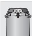 KRUPS INTUITION PREFERENCE EA873810 - WANNEER MOET IK HET CLARIS-PATROON VOOR HET WATERFILTERSYSTEMEEM VERVANGEN? - 1