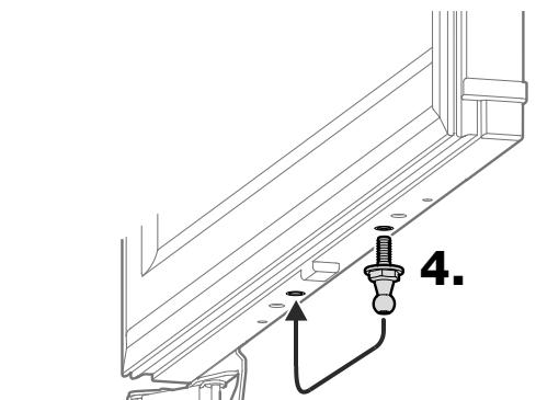 ELECTROLUX IK321BR - Removing the soft stop mechanism from the freezer door - 4