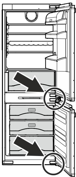 ELECTROLUX IK321BR - Inversion du sens d'ouverture de la porte - 1