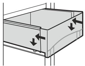 ELECTROLUX IK321BR - Insérer le tiroir - 1