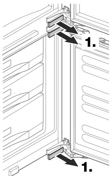 ELECTROLUX IK321BR - Inversion du sens d'ouverture de la porte - 2