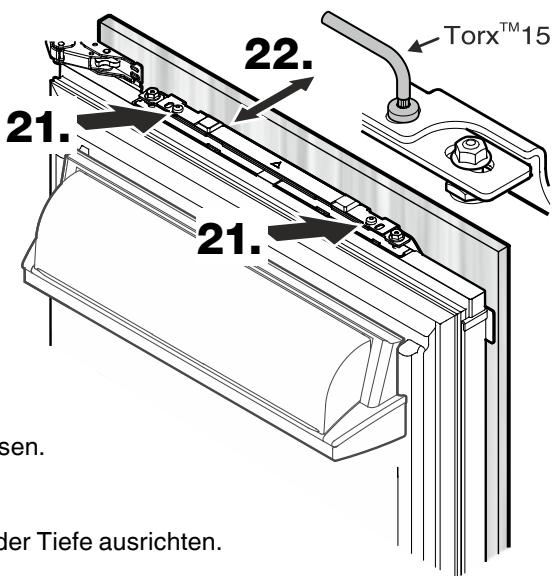 ELECTROLUX IK321BR - Kuhlteilpaneel justieren - 3