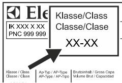 ELECTROLUX IK321BR - Classe climatique - 1