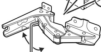 ELECTROLUX IK321BR - Réglage de la force du ressort des charnières - 2
