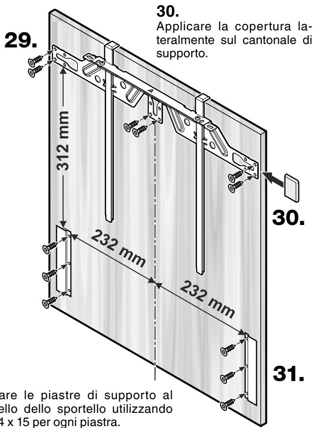 ELECTROLUX IK321BR - Montaggio degli elementi di raccordo sul pannello del vano congelatore - 1