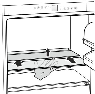 ELECTROLUX IK321BR - Surface de rangement en deux parties - 1