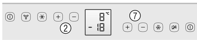 ELECTROLUX IK321BR - Impostare la temperatura - 1