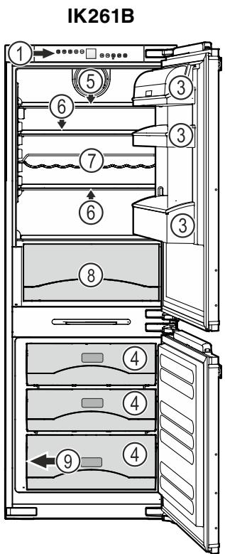 ELECTROLUX IK321BR - Description de l'appareil - 1