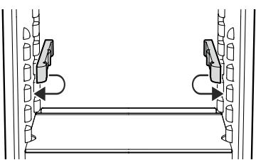 ELECTROLUX IK321BR - Geteilte Abstellfläche in der Höhe versetzen - 1