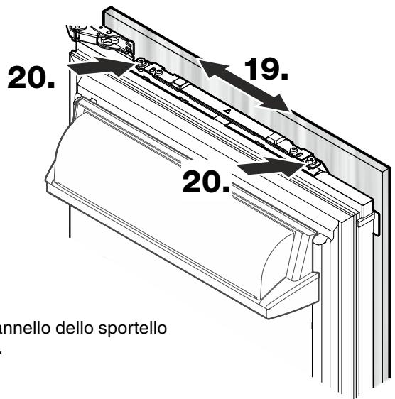 ELECTROLUX IK321BR - Regolazione del pannello del vano frigorifero - 2