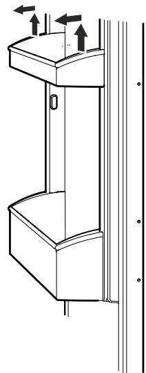 ELECTROLUX IK321BR - Repositioning the door racks - 1