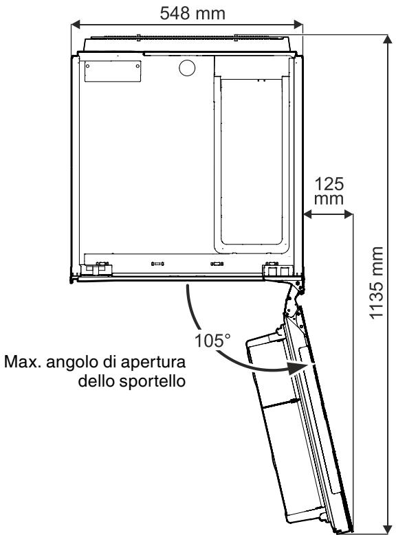 ELECTROLUX IK321BR - Dimensioni dell'apparecchio - 2