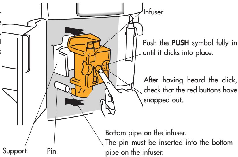 DELONGHI EAM 3500 S - Cleaning the infuser - 1