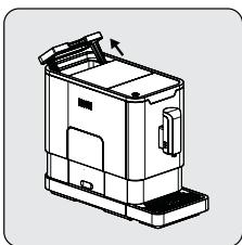 BEKO CEG6302D - Remplissage du réservoir d'eau - 3