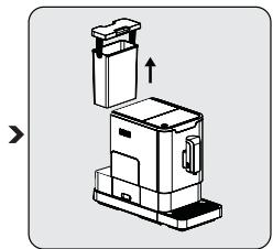 BEKO CEG6302D - Filing the water tank - 4