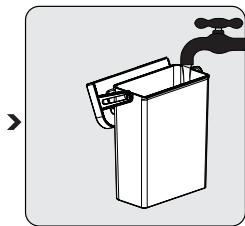 BEKO CEG6302D - Filing the water tank - 5