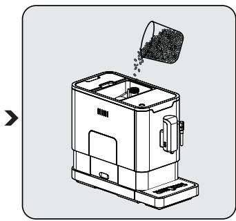 BEKO CEG3192B  -  CEG 3192 B - Filling the bean container - 3