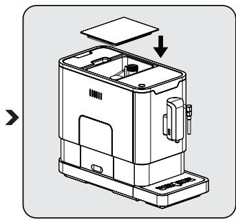 BEKO CEG3192B  -  CEG 3192 B - Filling the bean container - 4