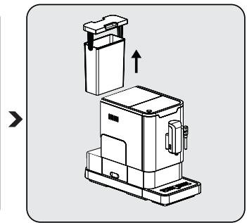BEKO CEG3192B  -  CEG 3192 B - Het waterreservoir vullen - 3