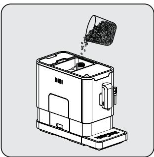 BEKO CEG3192B  -  CEG 3192 B - Het bonenreservoir opvullen - 4